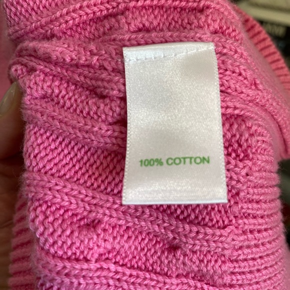 (Sold) Lilly Pulitzer Cable Knit Hoodie Sweater - Picture 10 of 10